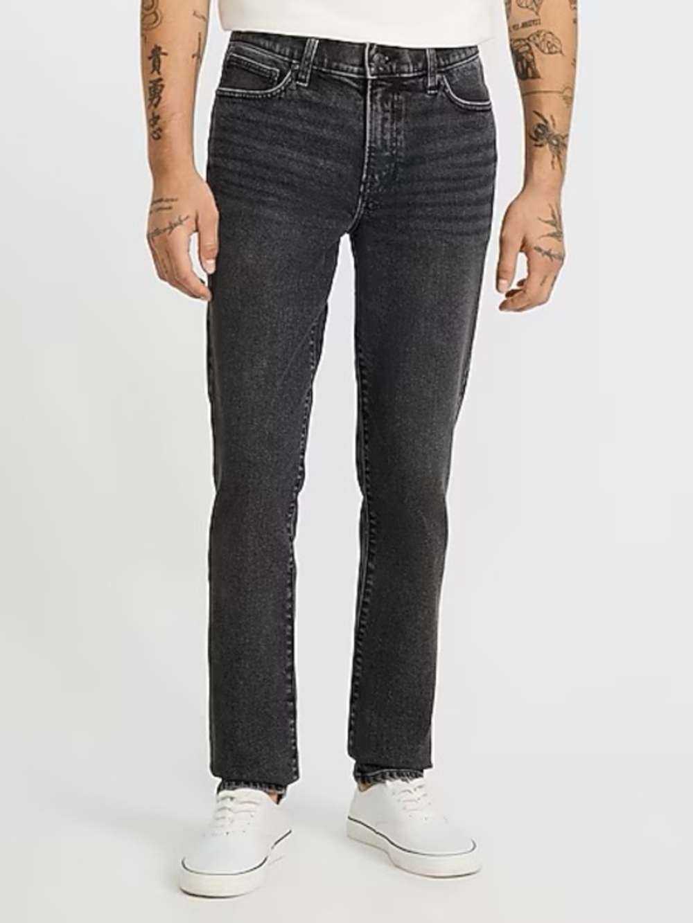 Express Men's Black Skinny Jeans